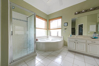 StonePost - Master & guest bath- before & after sequence